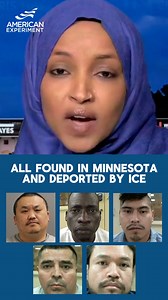 9.2K views · 30K reactions | Ilhan Omar: “ICE has not been able to produce any evidence that they are finding people who are undocumented who have committed crimes.” Reality: here are 5 examples of illegal immigrants, among many, who have committed crimes here in MN that have been deported by ICE | Center of the American Experiment | Facebook