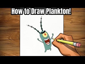 How to draw Plankton from Spongebob Squarepants