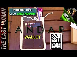 ANDAR WALLET RFID.-The Monarch- """ proteccion para tus tarjetas en tu EDC"""
