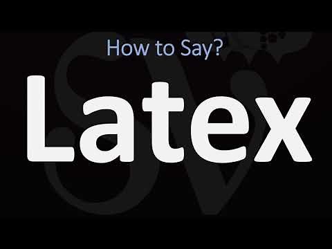 How to Pronounce Latex? (CORRECTLY)