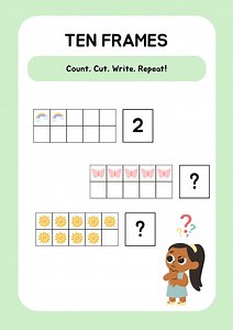 Preschool Math - Ten Frames Activities - Etsy UK