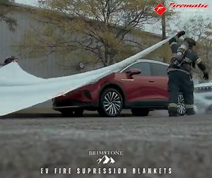 Firematic is proud to now offer EV Fire Suppression Blankets from Brimstone Fire Protection 🔥 In a time where EV fires are becoming more common, Brimstone's fire blankets answer the call with a tool that aids in the suppression and containment of an EV vehicle fire - all packaged in a single easy-to-deploy kit. We'll have this exciting new product available to demo on a vehicle at the New York State Association of Fire Chiefs (NYSAFC) Metro Fire/EMS Show, February 2-4, 2024 at the Nassau Colise