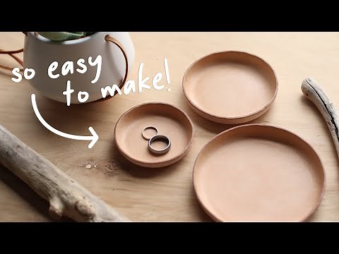 EASY DIY: Homemade Leather Trinket Trays