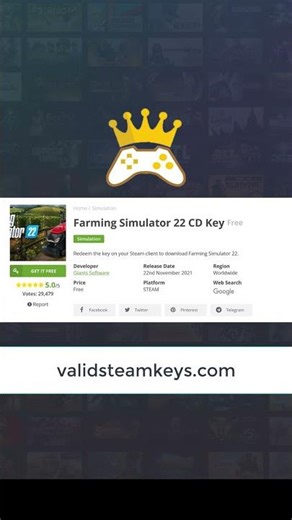 Farming Simulator 22 CD Key