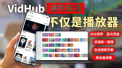 VidHub进阶玩法｜苹果党的全能追剧神器！全能播放器➕私人影库管理器！