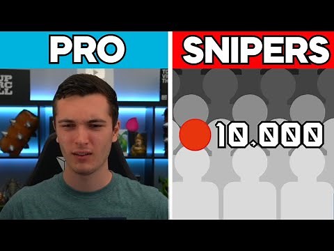 Clash Royale Pro VS 10,000 Snipers