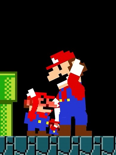 Super Mario Bros Funny Game - Tiny & Giant Mario Escape the Maze