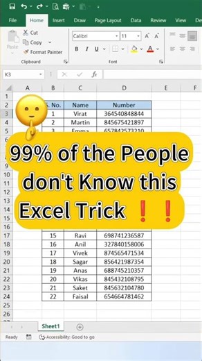 Excel Format🤯Cells Tricks You Didn't Know!