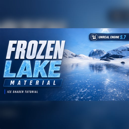 Create Frozen Lake Material in Unreal Engine 5.7 | Substrate Shader with Parallax Occlusion | Community tutorial