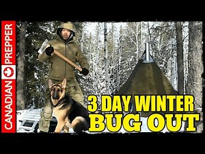 3 Day Winter Camp Out w/ Woodstove Hot Tent