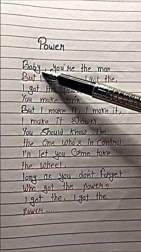 Power lyrics song by little mix video #power #littlemix #viralsong #handwriting #lyrics #song #new