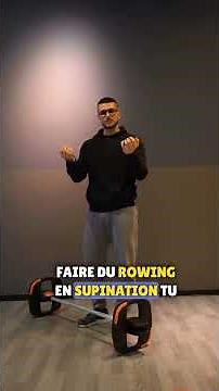 tuto rowing barre #gym #rowing #dos #musculation #backday