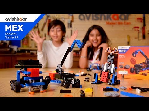 Avishkaar MEX Robotics Starter Kit | 5 in 1 Robots | Build & Play | Learning With Fun