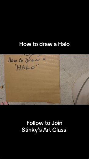 How to draw a halo. #howtodraw #halo