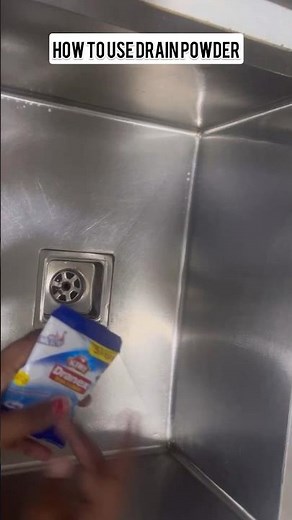 How to use drain powder #draincleaner
