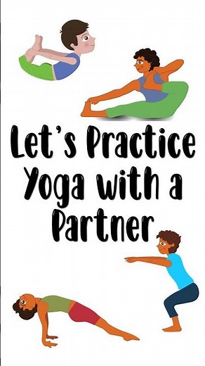 Try these fun partner yoga poses with friends or family #yogaguppy #yogaposes #partneryoga #kidsyoga