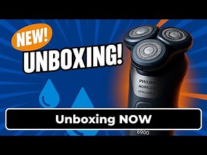 Philips Norelco 6900 Unboxing: SenseIQ Shaving Tech + Quick‑Clean Pod