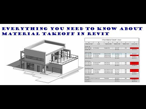 Material TakeOff in Revit and everything you need to know about it!