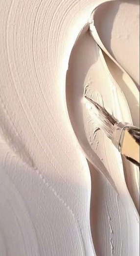 Satisfying Texture Art: Creating 3D Waves on Canvas