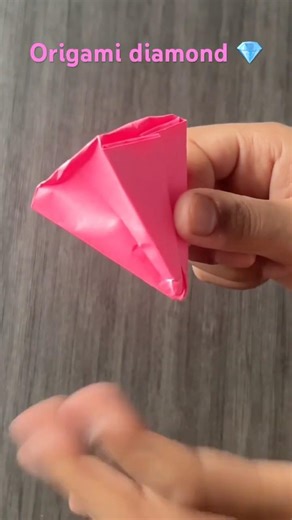Origami diamond 💎 / jewellery origami art