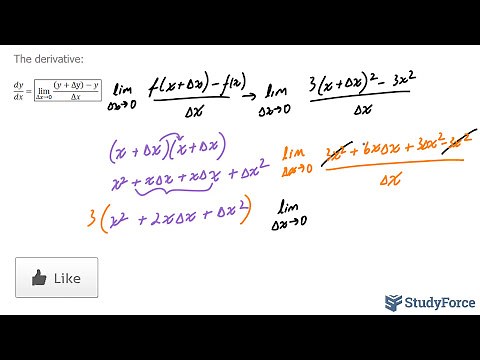 📚 How to find the derivative by the delta method, first principles (Question 1)