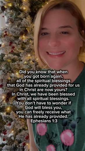 Did you know we have been blessed with all spiritual blessings in Christ? #identityinchrist