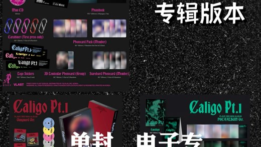 PLAVE mini3《Caligo pt.1》专辑版本配置及购买小科普