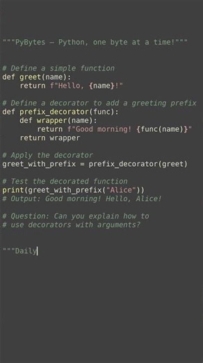 decorator pattern #python #showcase