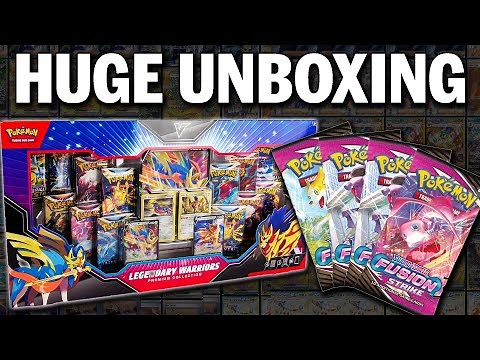 Unboxing Pokemon's BIGGEST Premium Box EVER! - (Pokémon Legendary Warriors Collection)