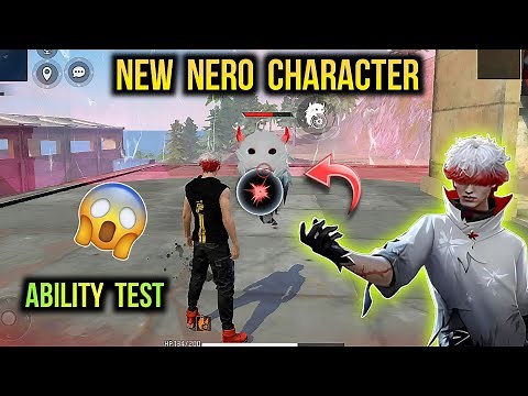 Nero Character Ability | Free Fire New Character Nero Gameplay | Nero Character in FF