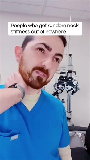 A lot of people with binocular vision dysfunction do not realize their neck may be constantly