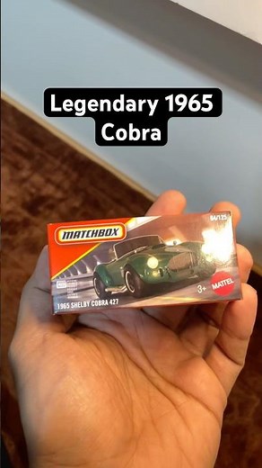 Matchbox Shelby Cobra 427 🔥 1965 Classic Unboxing #matchbox #shelbycobra427 #unboxing #shorts