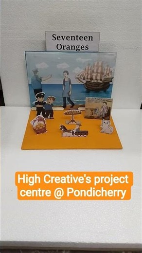 seventeen oranges lesson teaching aids B ed students model #creativescienceproject #englishgrammar