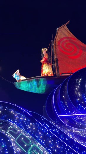 Disney World Starlight Parade: Moana Float Experience