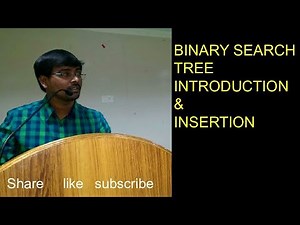 BINARY SEARCH TREE || DEFINITION || PROPERTIES || INSERTION ALGORITHM WITH EXAMPLE