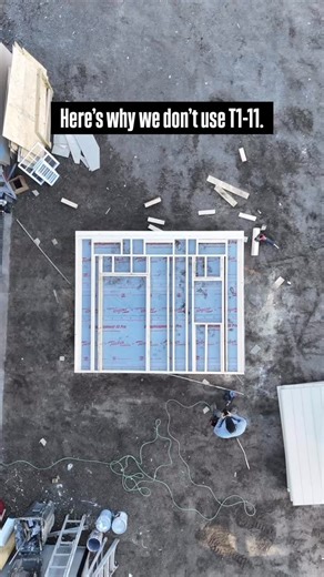 1.1K views · 202 reactions | Here’s the simple truth: T1-11 swells, rots, and delaminates fast. LP SmartSide is engineered wood—treated, sealed, and designed to stay straight and dry for years. In this timelapse, you’ll see how clean and consistent each panel goes on. Better materials mean fewer problems down the road. Interested in a shed in Texas? Comment “website” and we will send you the link to our website. | Eagle Ridge Barn Builders LLC | Facebook