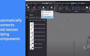 【BricsCAD】如何使用管道设计工具