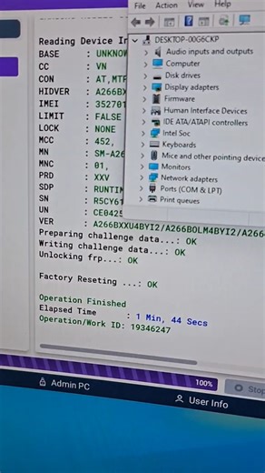 Samsung A26 Android 16 Frp Remove Done By TFM Tool Pro(MTP Mode)