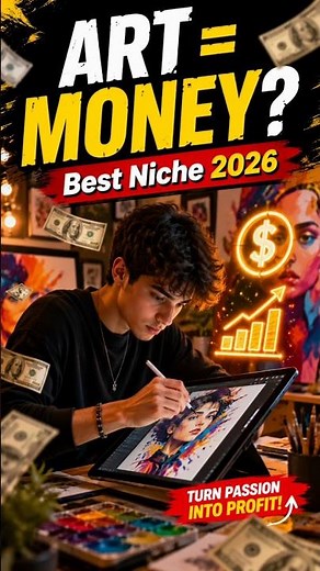 ART = MONEY? Best YouTube Niche for Beginners 💰