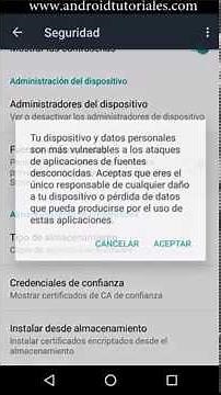 How to enable unknown sources on Android