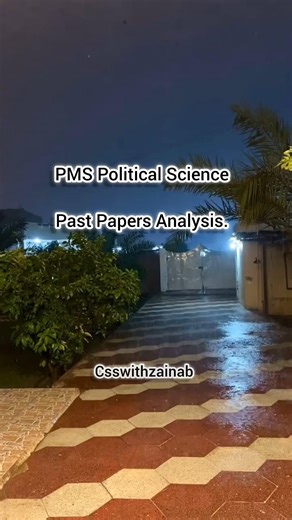 Pms punjab Political science. past paper analysis.