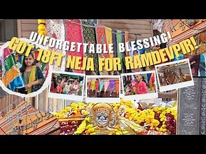 Ep : 5 Ranuja Ramdevji Darshan with Family 🙏✨