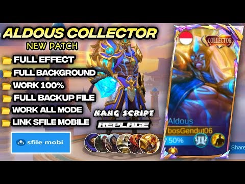 Script Skin Aldous Collector - Realme Watcher No Password | Full Effect Voice | Patch Terbaru