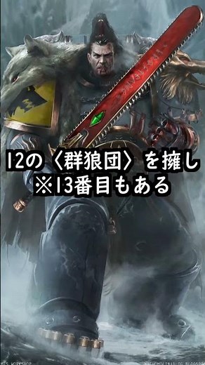 【戦団紹介_03 スペースウルフ】 #warhammer40k #warhammer #ウォーハンマー #ミニチュアゲーム