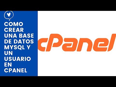 Como crear base de datos MySQL y un usuario en Cpanel