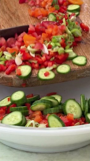 Herby Tomato & Chickpea Salad with Creamy Hummus