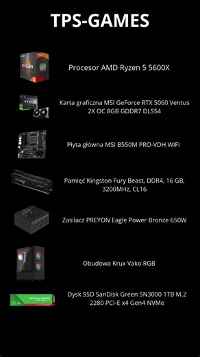 Komputer do 4000zł dla gracza WERSJA: POLSKA