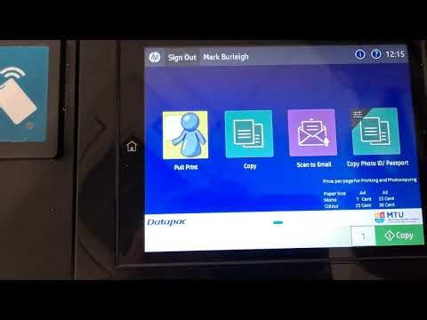 Scan to Email (PDF) - Color LaserJet Managed MFP E87650
