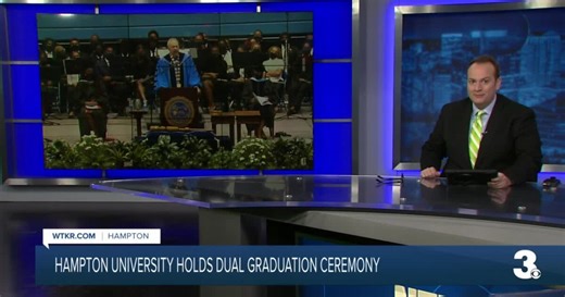 Hampton University holds dual graduation ceremony