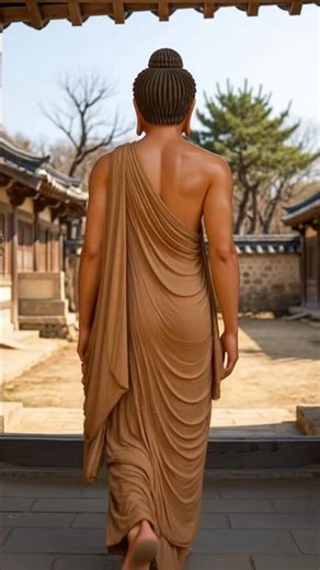 폐허 속에서 피어난 기적 🙏 #기적 #불교 #할아버지 #Miracle #Buddha #Reverence